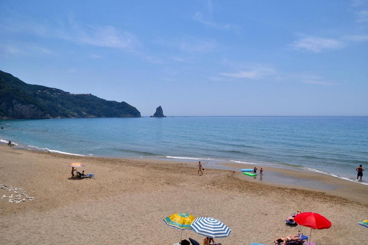 Natalia Apartment B With Panoramic Sea Views Of Agios Gordios Bay Екстер'єр фото