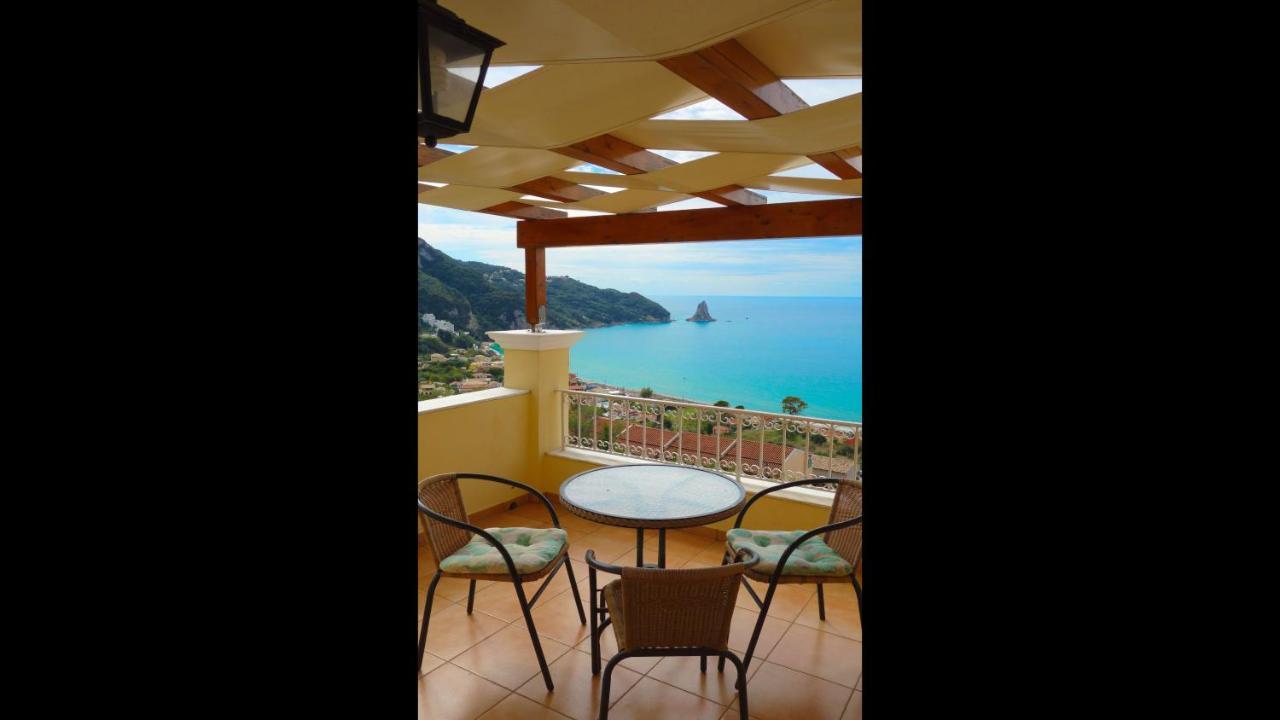 Natalia Apartment B With Panoramic Sea Views Of Agios Gordios Bay Екстер'єр фото